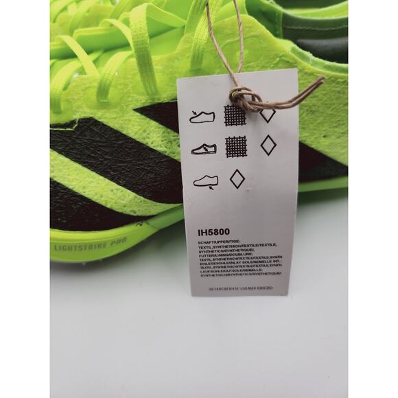 Men\'s Sz 7.5 Adidas ADIZERO Prime SP 3 Strung Lemon Track Spikes IH5800 Wms 8.5